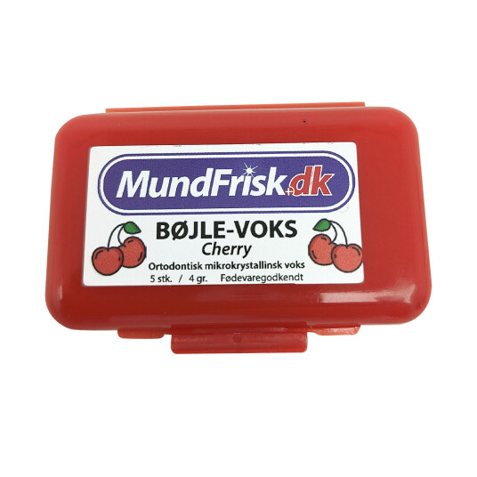 MundFrisk ortodontisk brakettvoks med smak CHERRY
