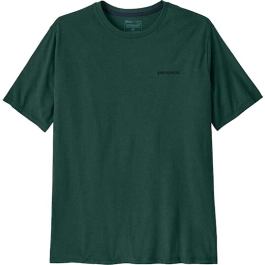Patagonia P 6 Logo Responsibili Tee Herre Casg/Cascade Green M