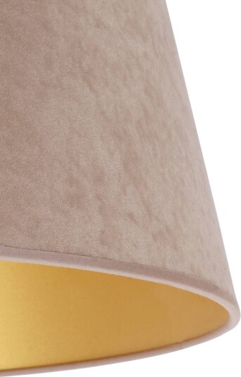 Duolla Lampeskjerm Cone 18 cm beige/gull