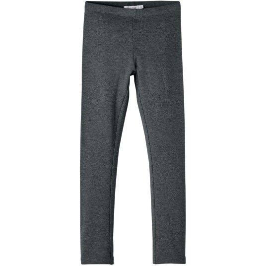 Name It Dark Grey Melange Davina Solid Sweat Leggings Noos 152
