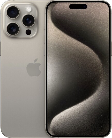 Apple iPhone 15 Pro Max 1TB Titan Naturlig Mobiltelefon med A17 Pro Chip