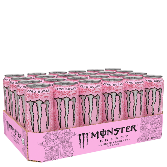 24 x Monster Energy Ultra 50 cl Strawberry Dreams 24 x Monster Energy Ultra 50 cl Strawberry Dreams