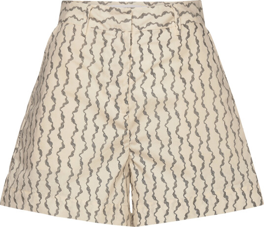 REMAIN Birger Christensen | Cotton Poplin Shorts | 34