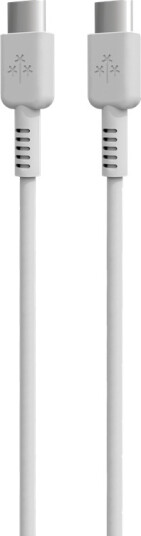 Hune Raiz USB C to USB C Cable 1m 3A/60W   Snow White