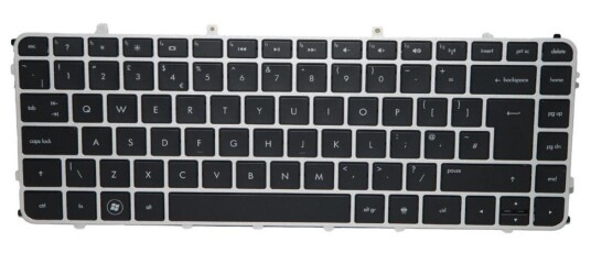 HP KEYBOARD ISK/PT BLK/SVR (TURK)