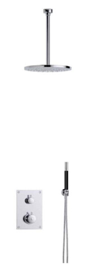Tapwell Box7268 Takdusj Innbygging - Takmontert Krom / 300mm Ø250mm (TA-9424895)