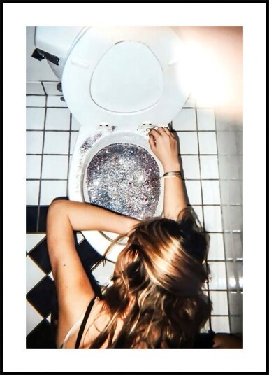 Glitter After Party Plakat Plakat / 30x40cm