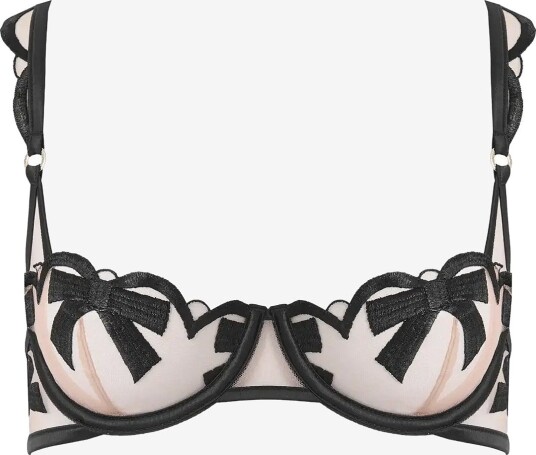 Bluebella Belle Wired Bra BLACK/SHEER 70 B