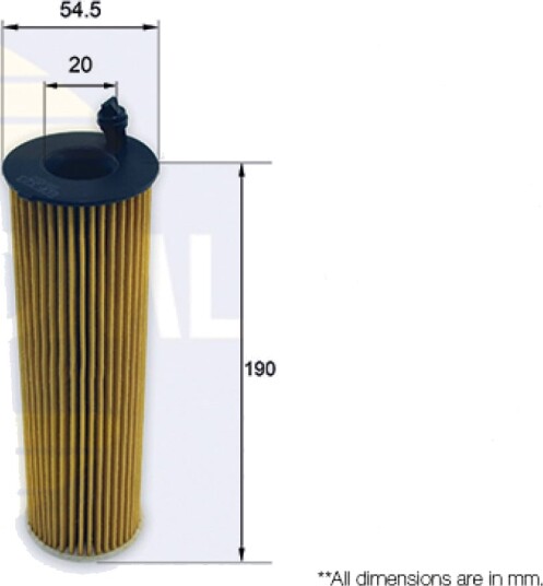 Oljefilter COMLINE EOF323