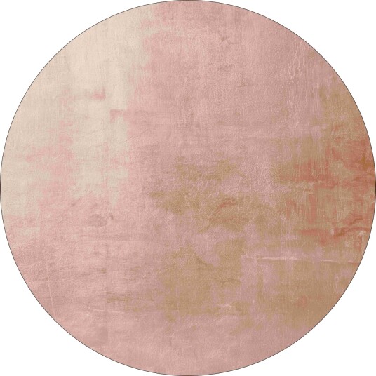 Rundt teppe Artena rosa Størrelse: Ø 160 cm