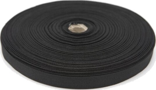 PES kantebånd 20 mm svart