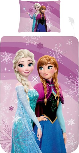 BrandMac Sengesett Frozen 140 x 200 Lilla