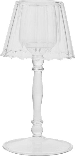 Lene Bjerre Asteria telysholder 18 cm transparent