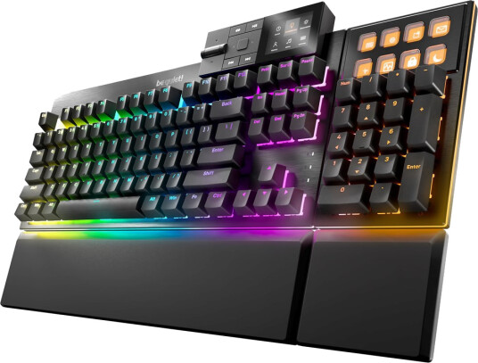 Be Quiet! Dark Mount Mekanisk Tastatur Tactile Silent Switches Hot Swappable Avtagbart NumPad og Media Dock Programmerbar ARGB Be Quiet! Dark Mount Mekanisk Tastatur Tactile Silent Switches Hot Swappable Avtagbart NumPad og Media Dock Programmerbar ARGB