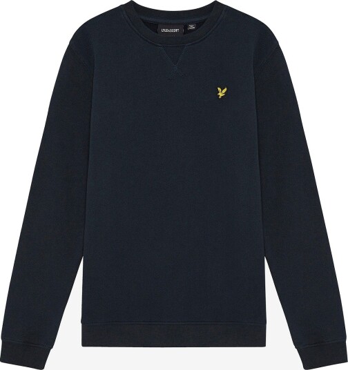 Lyle & Scott Collegegenser Crew Neck Sweatshirt Blå