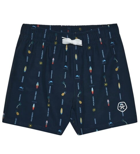 Color Kids Swim Shorts Aop Navy 122