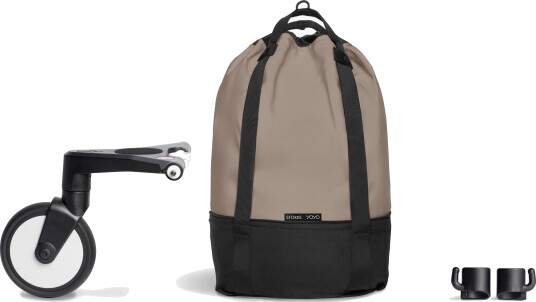 Stokke Yoyo Bag Med Hjul Ekstra Oppbevaring Til Yoyo³ Taupe