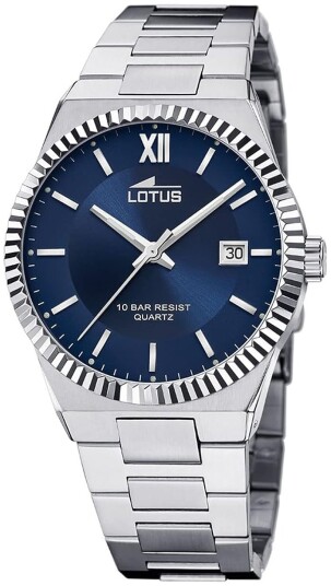 Lotus Herreklokke 18835/2 Freedom Blå/Stål Ø40 mm