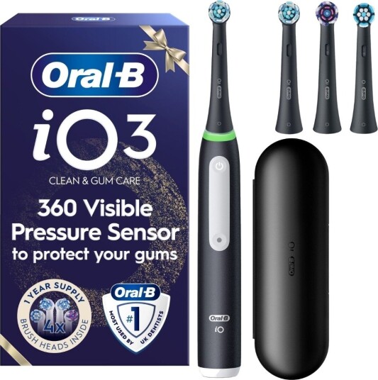 Oral-B iO3 Signature Giftset elektrisk tannbørste svart