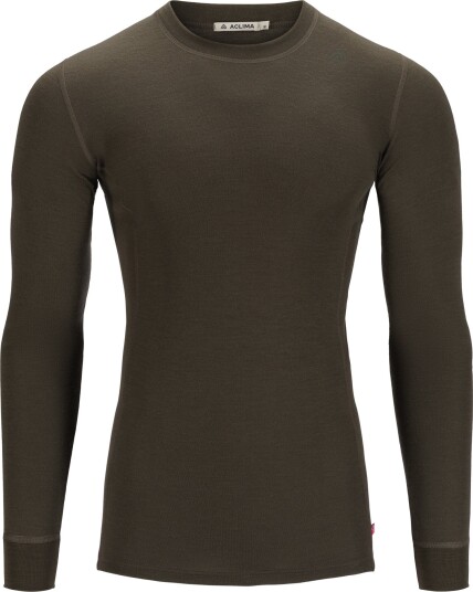 Aclima Men'S Warmwool Crew Neck Tarmac Xs