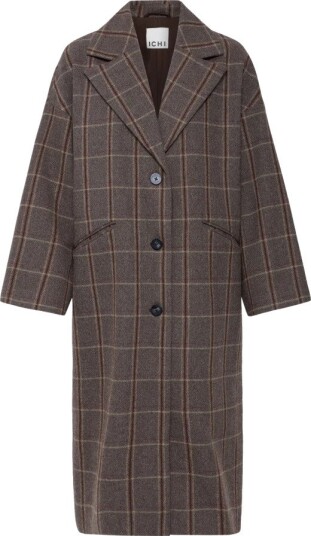 ICHI Ihemmalu Ja COCOA BROWN CHECK 36 ICHI Ihemmalu Ja COCOA BROWN CHECK 36