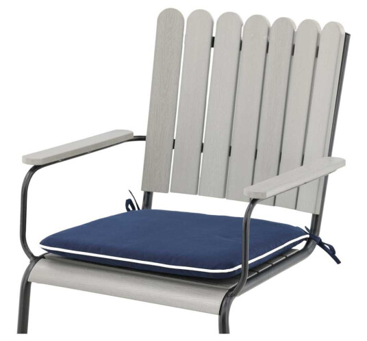 Venture Design Holmsund spisestolspute Blå 46,5 x 39 cm Blå