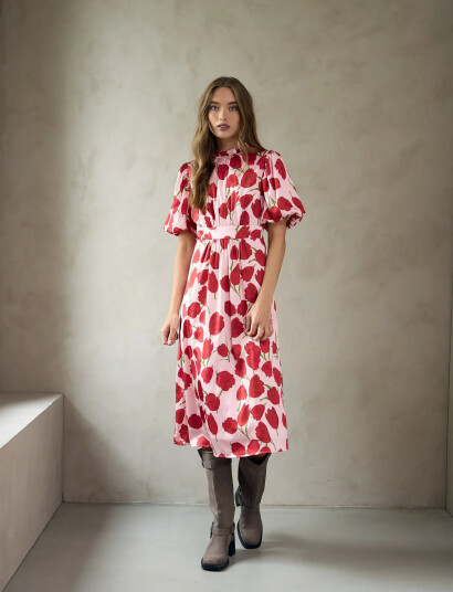 Noella Ruth Dress - Red - L