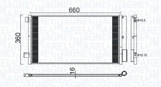 Kondensator MAGNETI MARELLI 350203100400