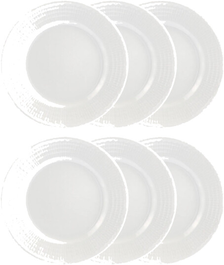 Rörstrand Swedish Grace asjett 17 cm 6 pk snø hvit