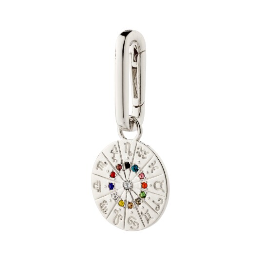 Pilgrim CHARM horoskop anheng sølvbelagt Pilgrim CHARM horoskop anheng sølvbelagt