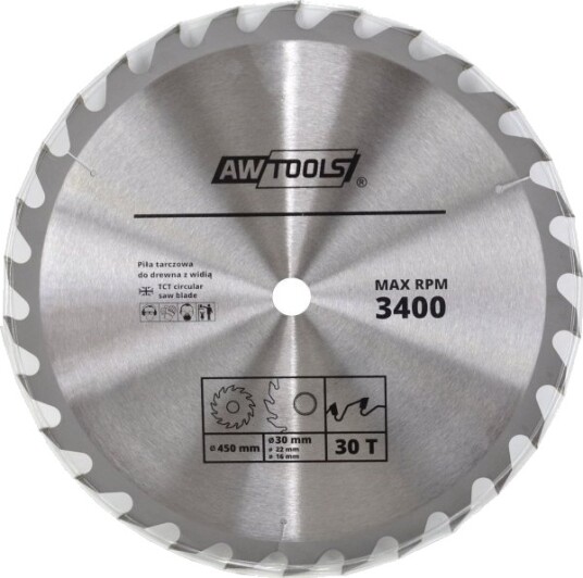 Aw-Tools Widi Kappeskive 250X30x60z