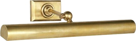 18" Cabinet Maker's tavellampe antikk messing