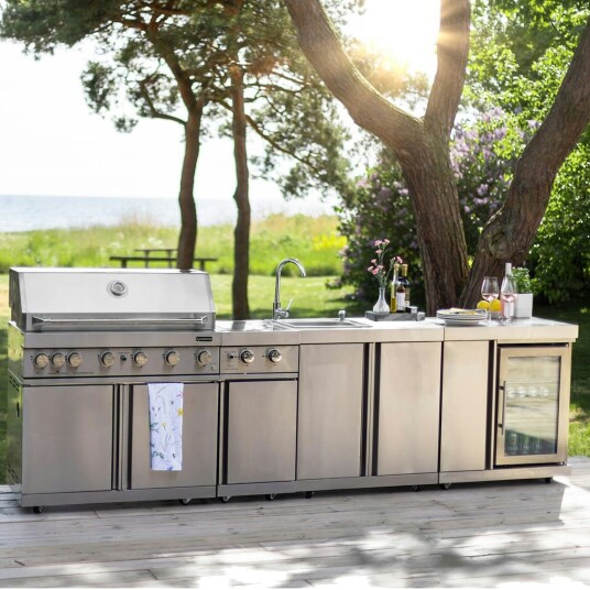Frittstående Utekjøkken Myoutdoorkitchen Stainless Collection Florida