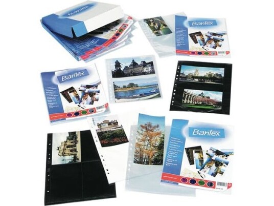 Bantex Fotolommer 10x15cm A4 Vertikal 10 stk Bantex Fotolommer 10x15cm A4 Vertikal 10 stk