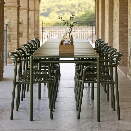 Cane line Bliss spisebord 81x81 cm Dark green