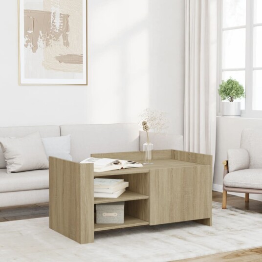  Salongbord sonoma eik 100x50x50 cm konstruert tre 848362