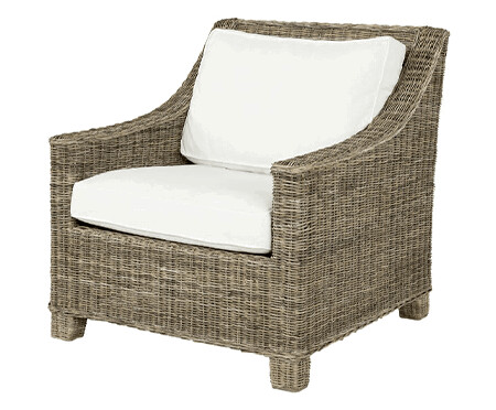 MADISON Armchair Lacak grey med pute