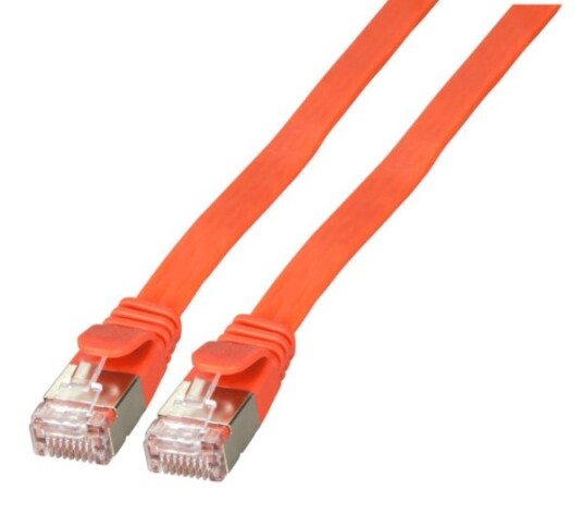 Efb Elektronik K5545rt.0,5 0,5 M Cat6a U/Ftp Stp Rj-45 Rj-45 Rød