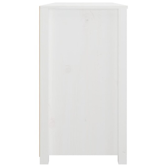 vidaXL Sideskap hvit 100x40x72 cm heltre furu