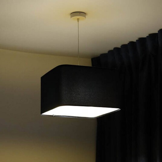 Maco Design Kwadro hengelampe mørkeblå 40 x 40 cm velurstoff