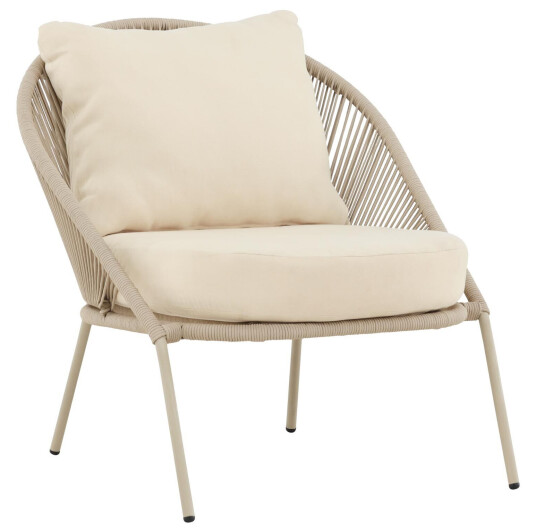 Venture Design Lindos lenestol Beige Beige Venture Design Lindos lenestol Beige Beige