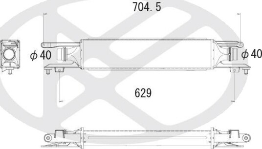 Intercooler KOYORAD IA460144