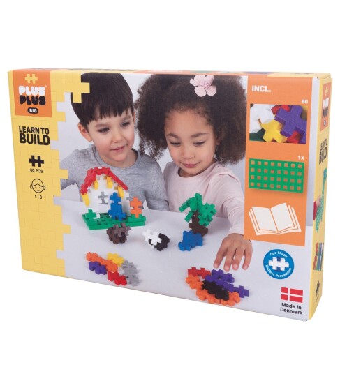 Plus Plus Plus-Plus BIG Learn to Build 60 Deler Plus Plus Plus-Plus BIG Learn to Build 60 Deler