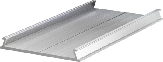 1m monteringsprofil C10 Ubehandlet aluminium
