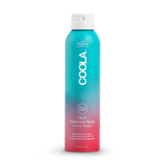Coola Cear Sunscreen Spray  SPF50 Guava Mango 177ml