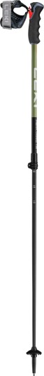 Leki skistaver Peak Vario Tr svart darkolive hvit 110–140 cm
