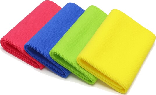 Mikrofiberkluter 4 stk. blandet pakke Mikrofiberkluter 4 stk. blandet pakke
