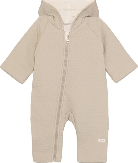 Blå Pram Suit W. Lining Beige 74