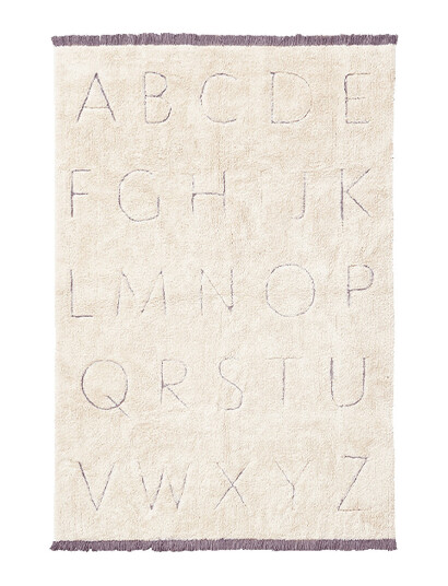 Lorena Canals Rugcycled Washable Rug Abc - Cream - 120X160CM