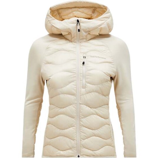 Peak Performance Helium Down Hybrid Hood Dame Sand Fog L Peak Performance Helium Down Hybrid Hood Dame Sand Fog L